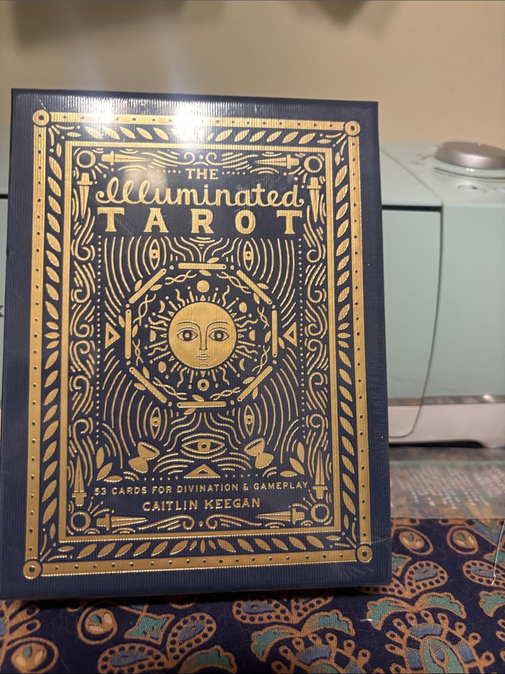 The Illuminated Tarot Deck - Navy & Gold
